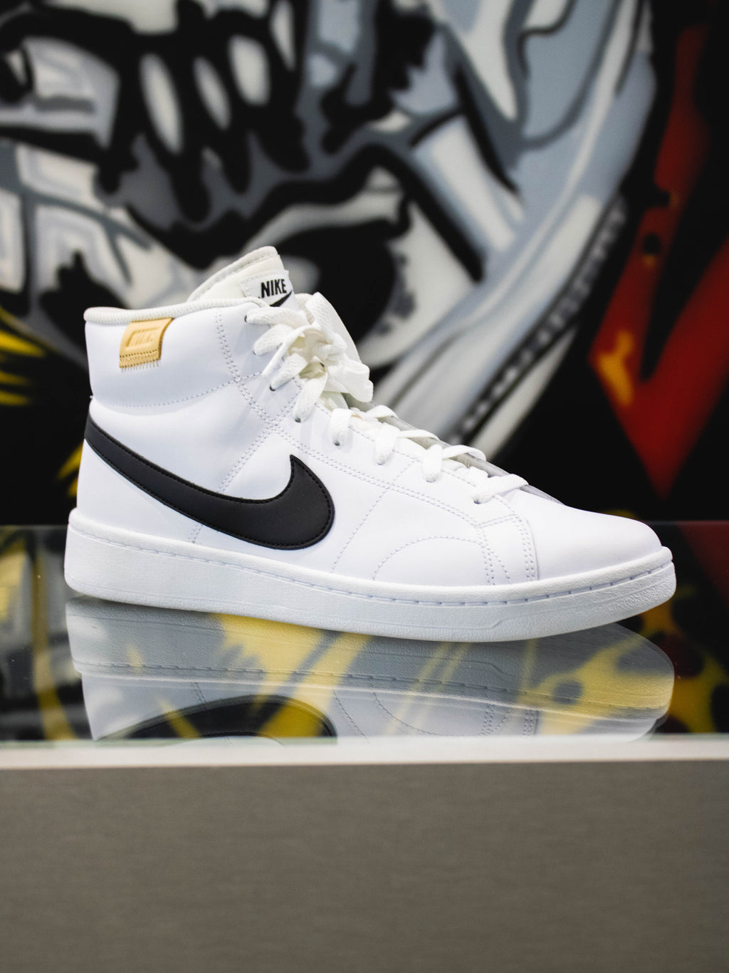 Nike Court Royale 2 Mid Blanco Negro