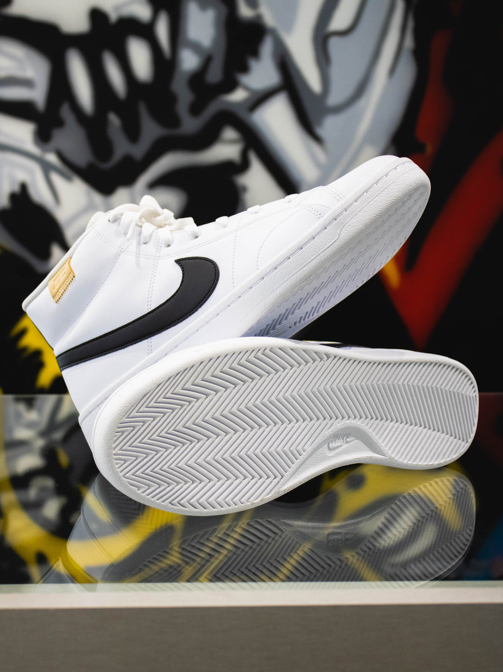 Nike Court Royale 2 Mid Blanco Negro
