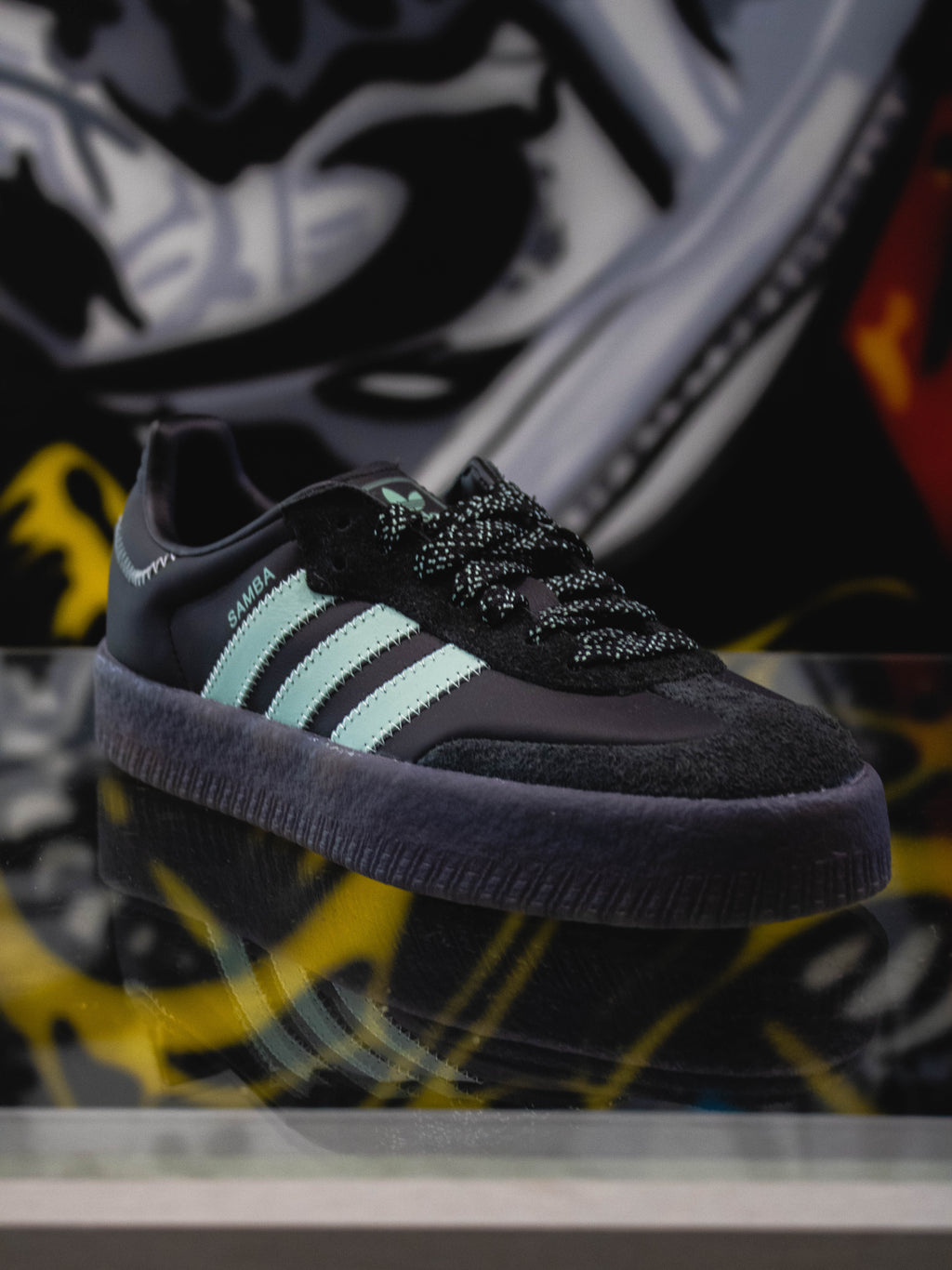 Adidas Originals Samba Negro Núcleo / Menta Brillante / Goma