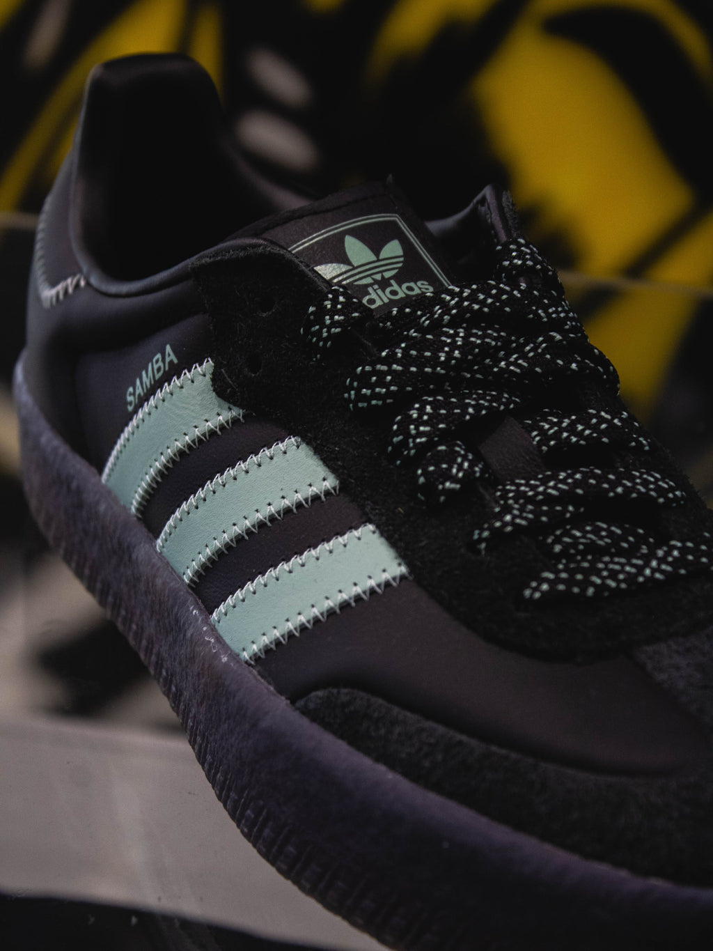 Adidas Originals Samba Negro Núcleo / Menta Brillante / Goma