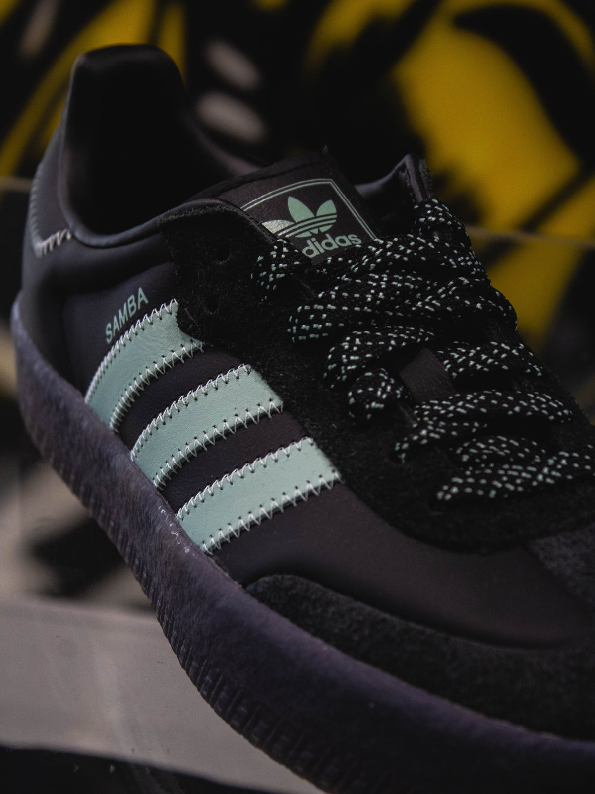 Adidas Originals Samba Negro Núcleo / Menta Brillante / Goma