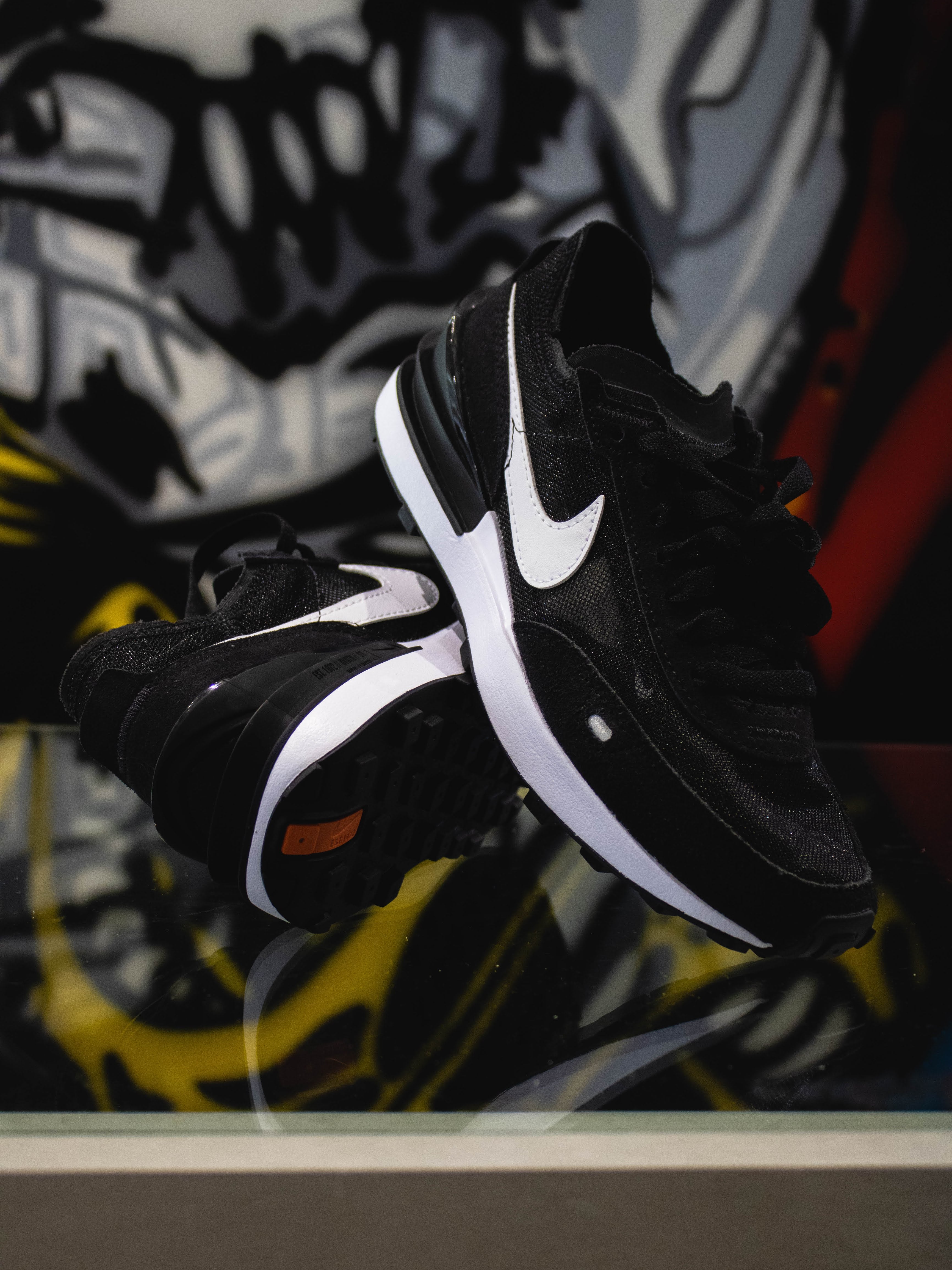 Nike Waffle One Negro Blanco