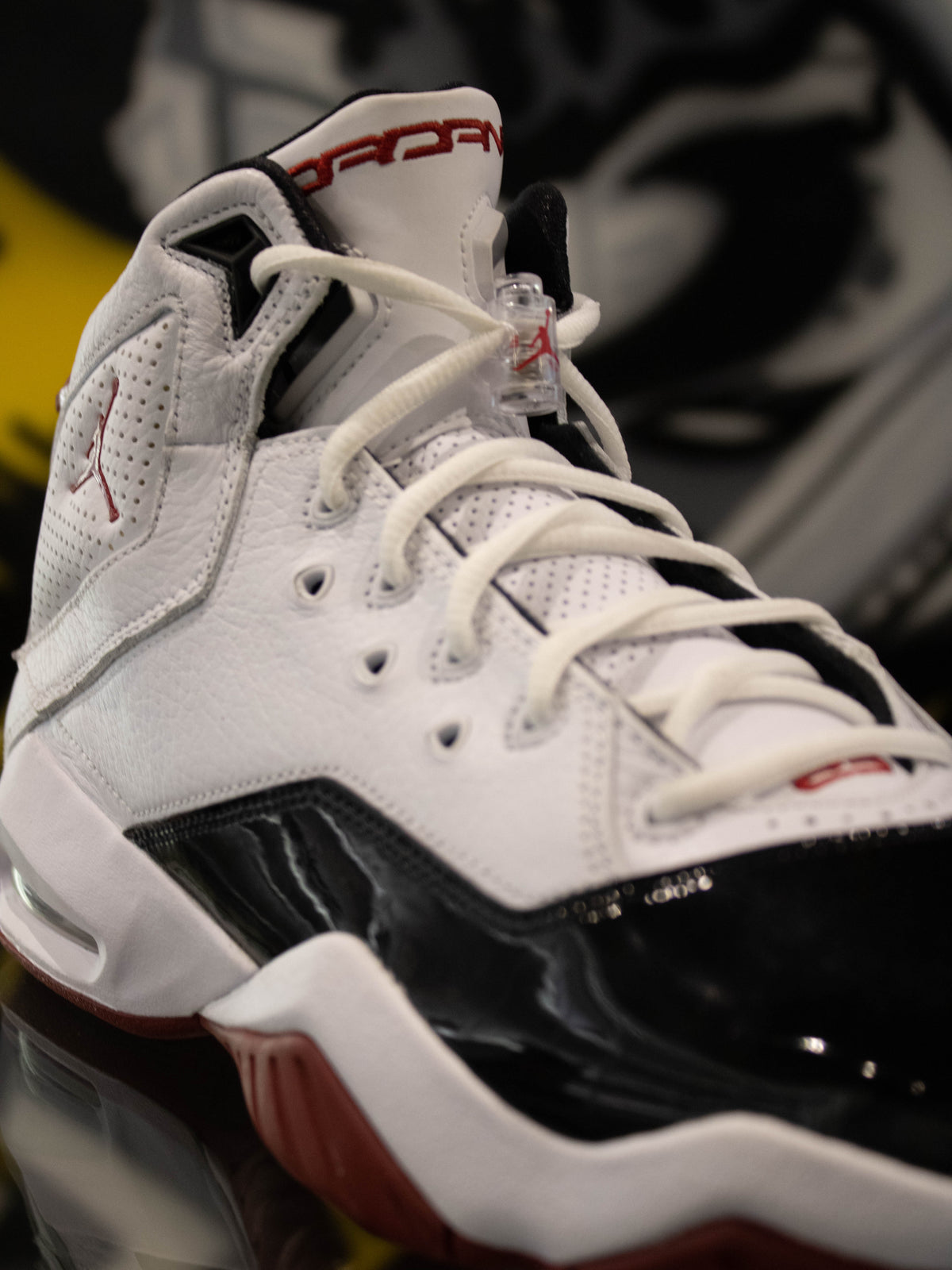 Jordan B Loyal White Red Black