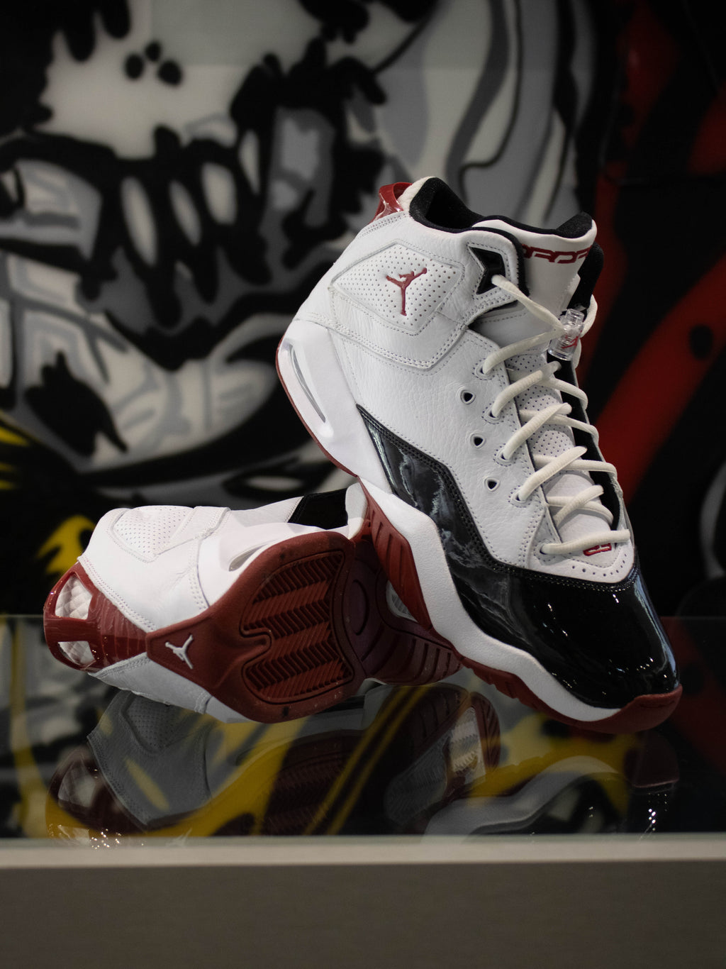 Jordan B Loyal White Red Black