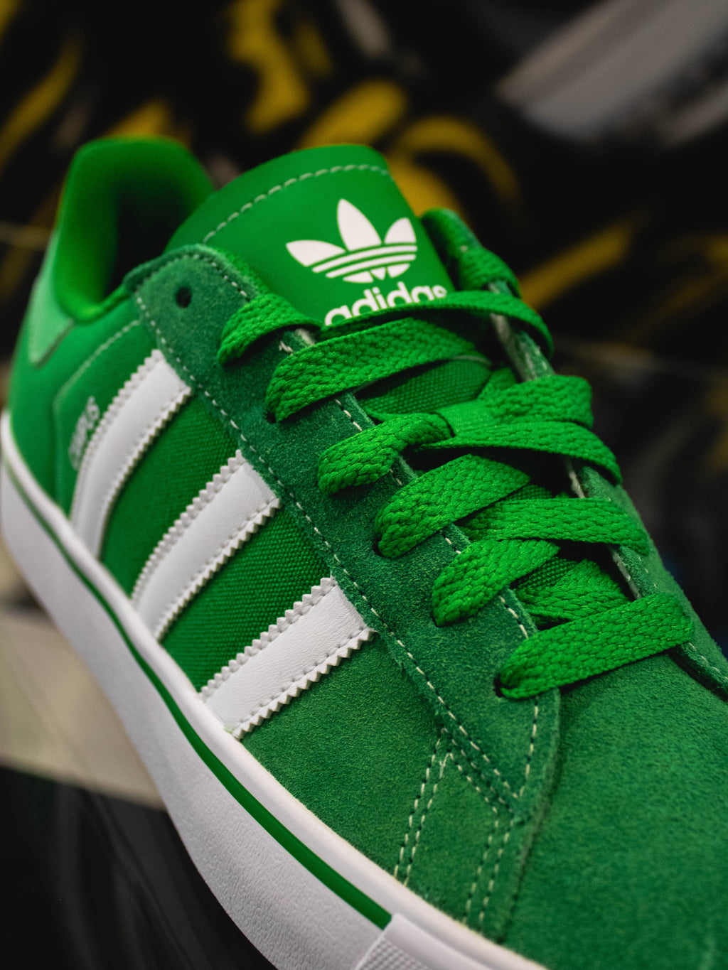 Adidas Originals Campus Vulc Verde Cancha / Blanco Nube / Goma