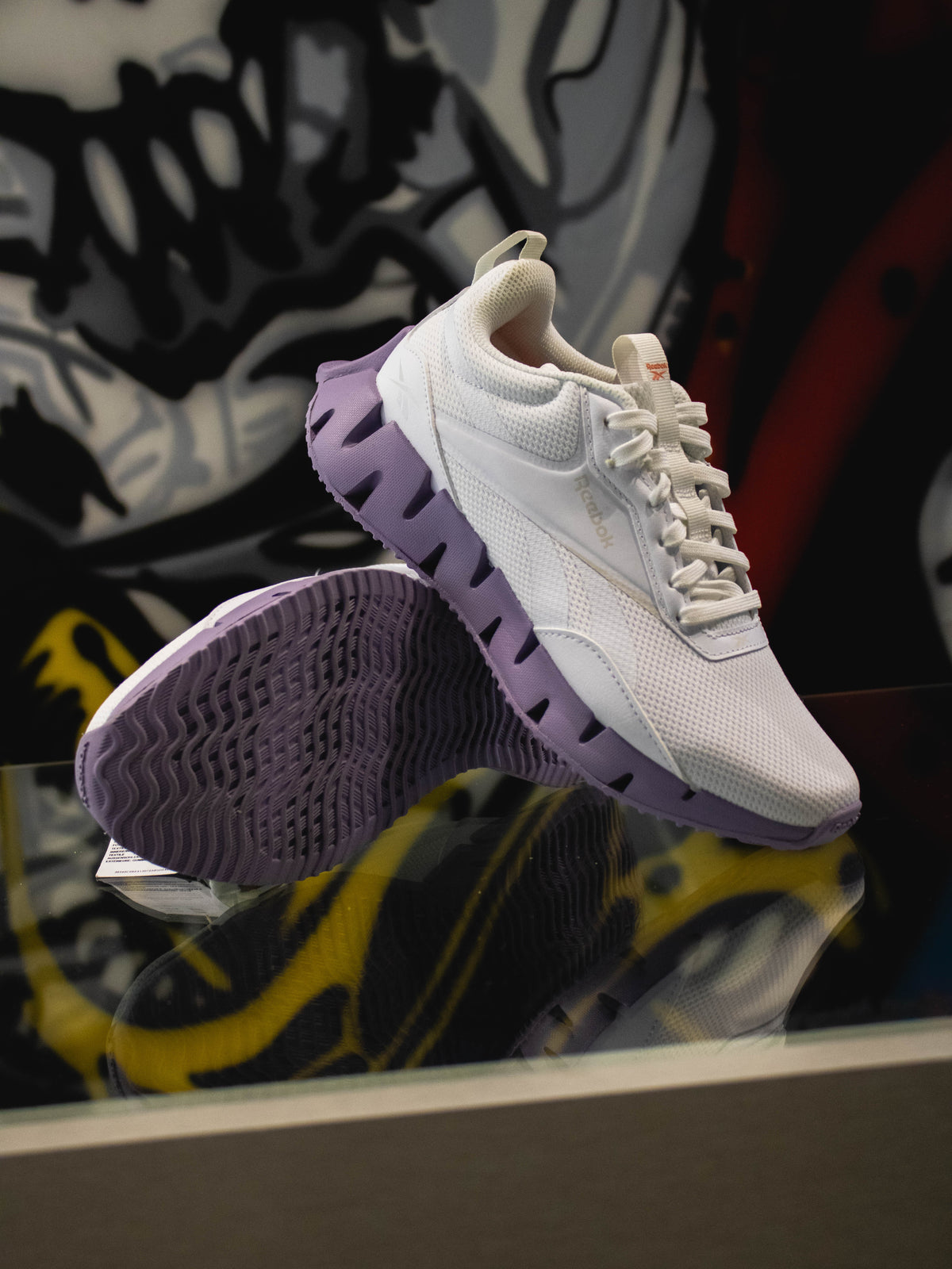 Reebok Zig Dynamica STR White Purple