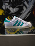 Adidas Originals Superstar Blanco Nube / Verde Usado / Blanco Roto