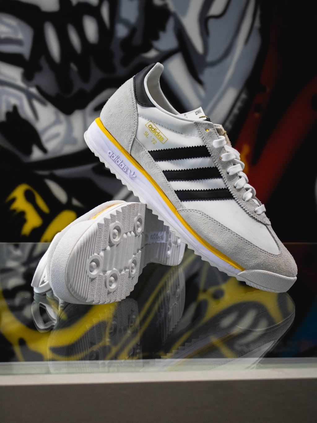 Adidas Originals SL-72 RS Blanco Nube/Negro Núcleo/Goma