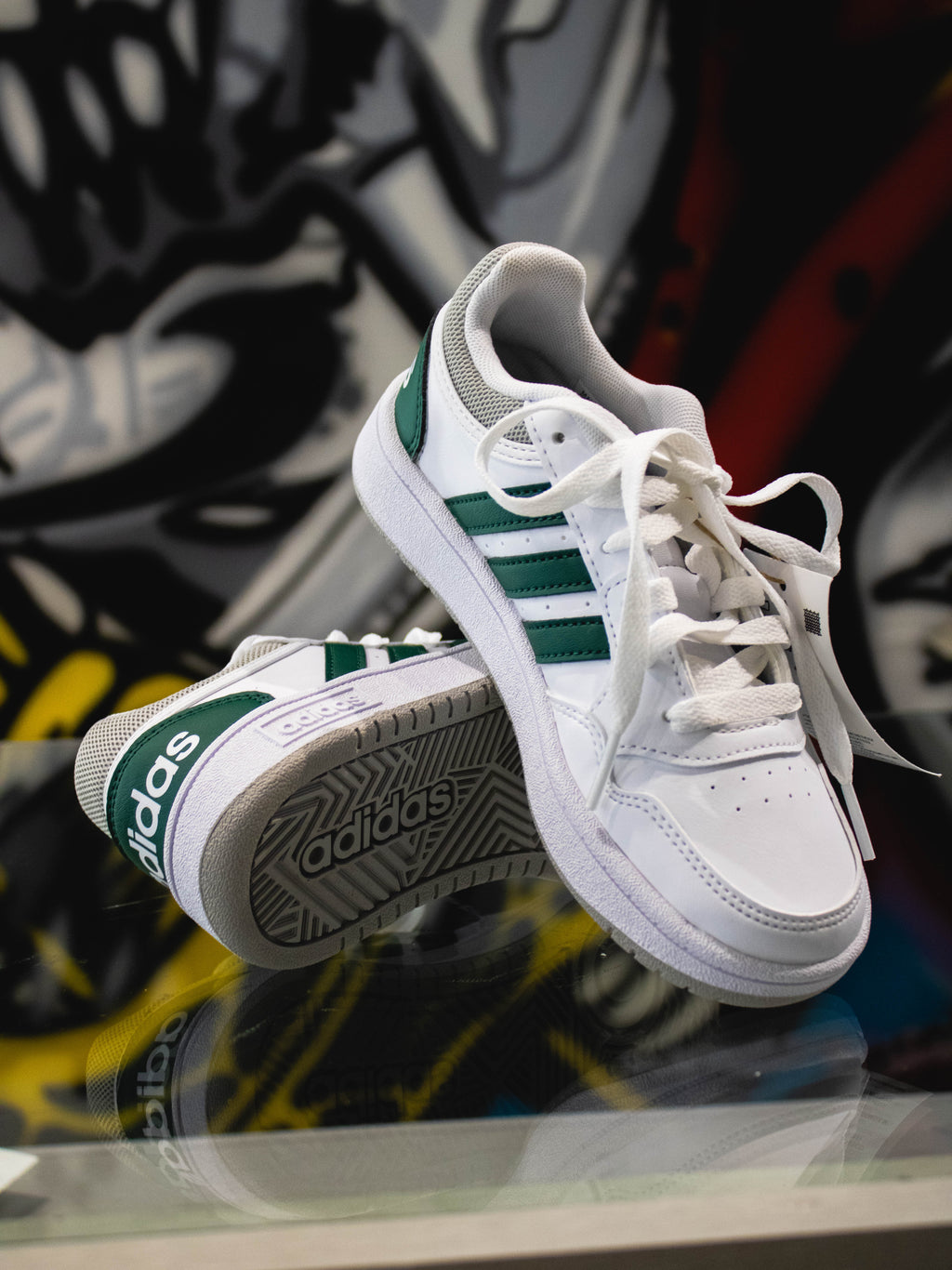 Adidas Hoops 3.0 White / Green