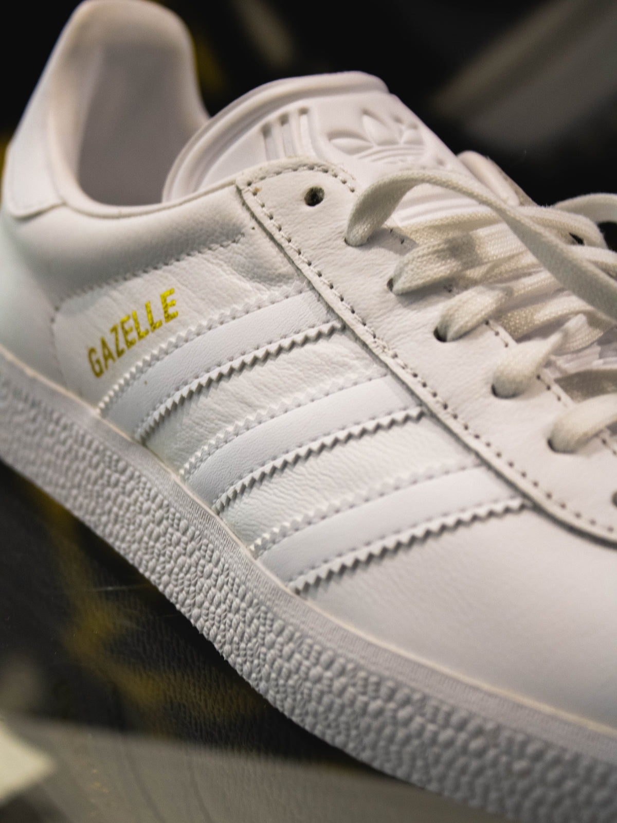 Adidas Originals Gazelle Triple Blanco
