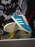 Adidas Originals Gazelle Blanco Nube/Verde/Goma